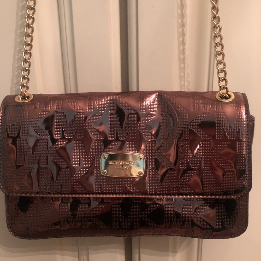 Metallic Rose Gold Michael Kors